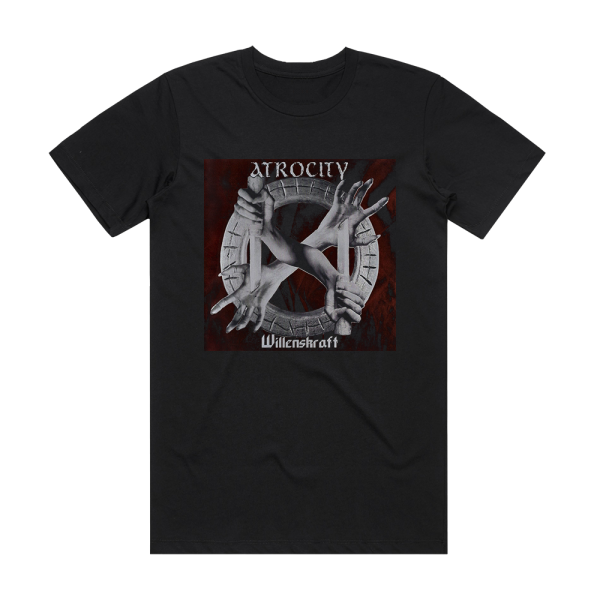 Atrocity Willenskraft Album Cover T-Shirt Black