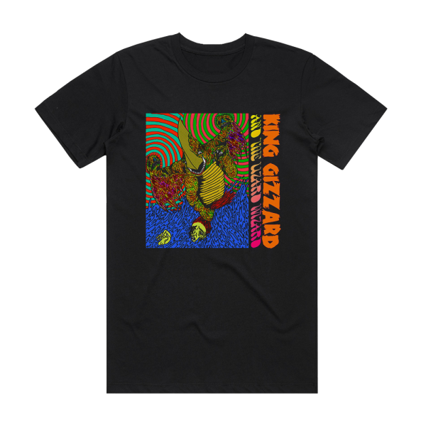 King Gizzard and the Lizard Wizard Willoughbys Beach Album Cover T-Shirt Black