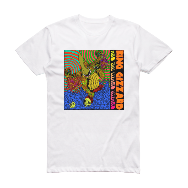 King Gizzard and the Lizard Wizard Willoughbys Beach Album Cover T-Shirt White