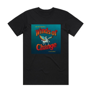Alec R Costandinos Winds Of Change  A Musical Fantasy Album Cover T-Shirt Black