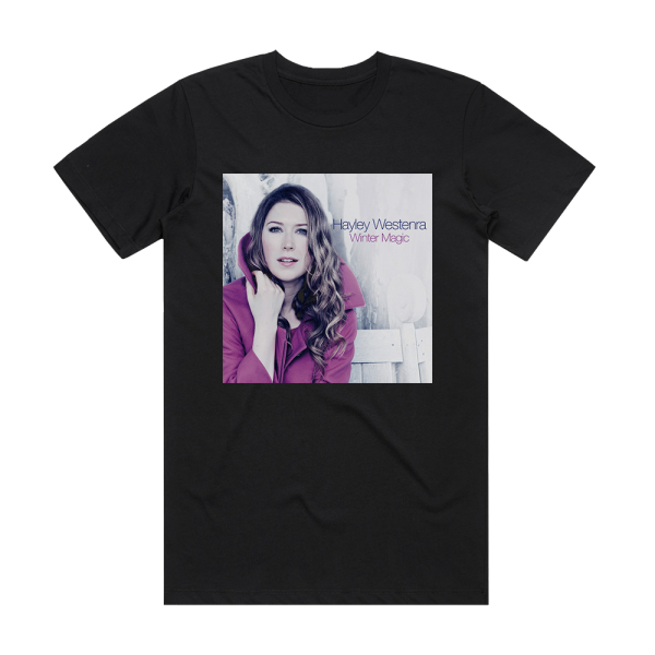 Hayley Westenra Winter Magic Album Cover T-Shirt Black