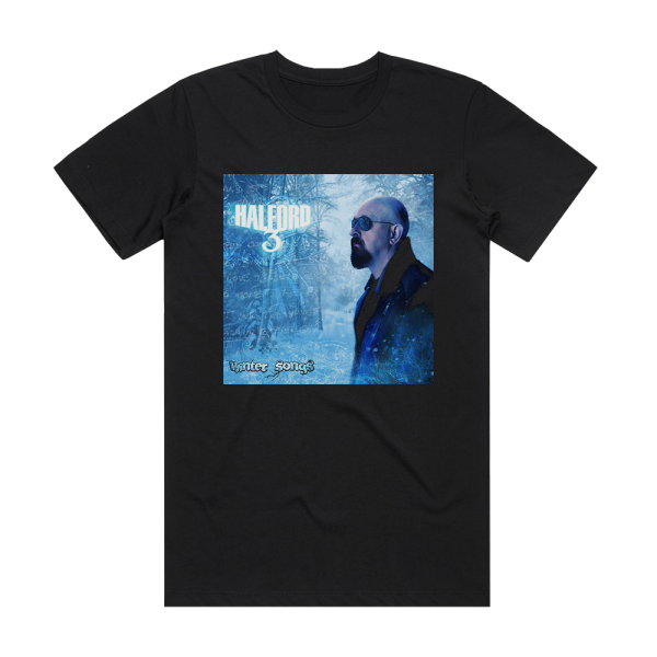 Halford Winter Songs Album Cover T-Shirt Black