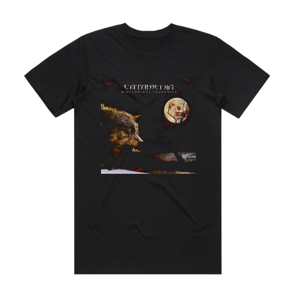 Catamenia Winternight Tragedies Album Cover T-Shirt Black