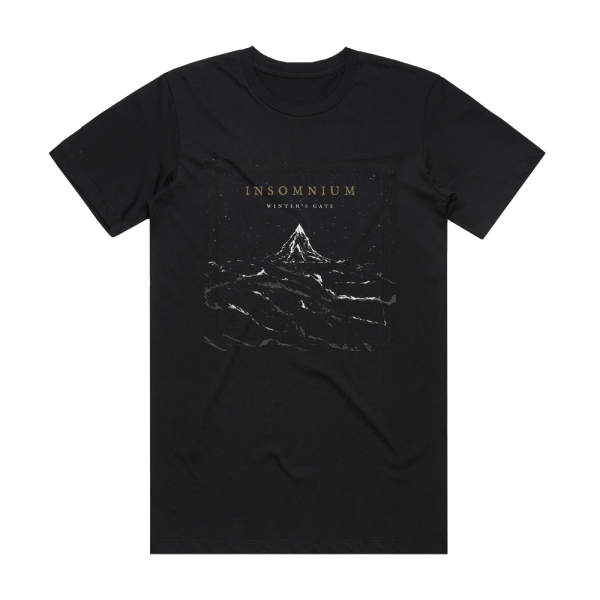 Insomnium Winters Gate Album Cover T-Shirt Black