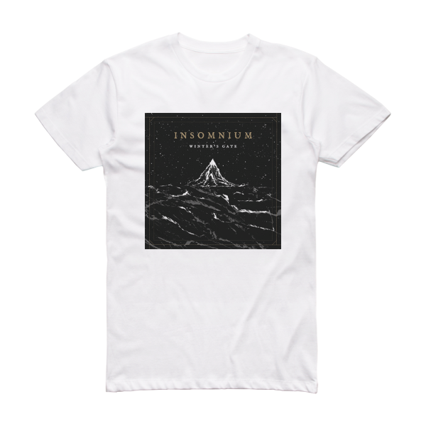 Insomnium Winters Gate Album Cover T-Shirt White