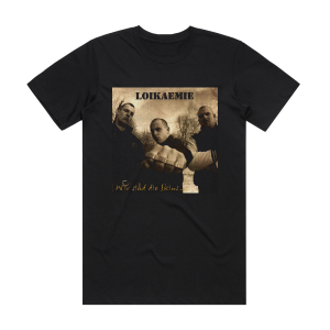 Loikaemie Wir Sind Die Skins Album Cover T-Shirt Black