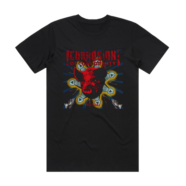Corrosion of Conformity Wiseblood Album Cover T-Shirt Black