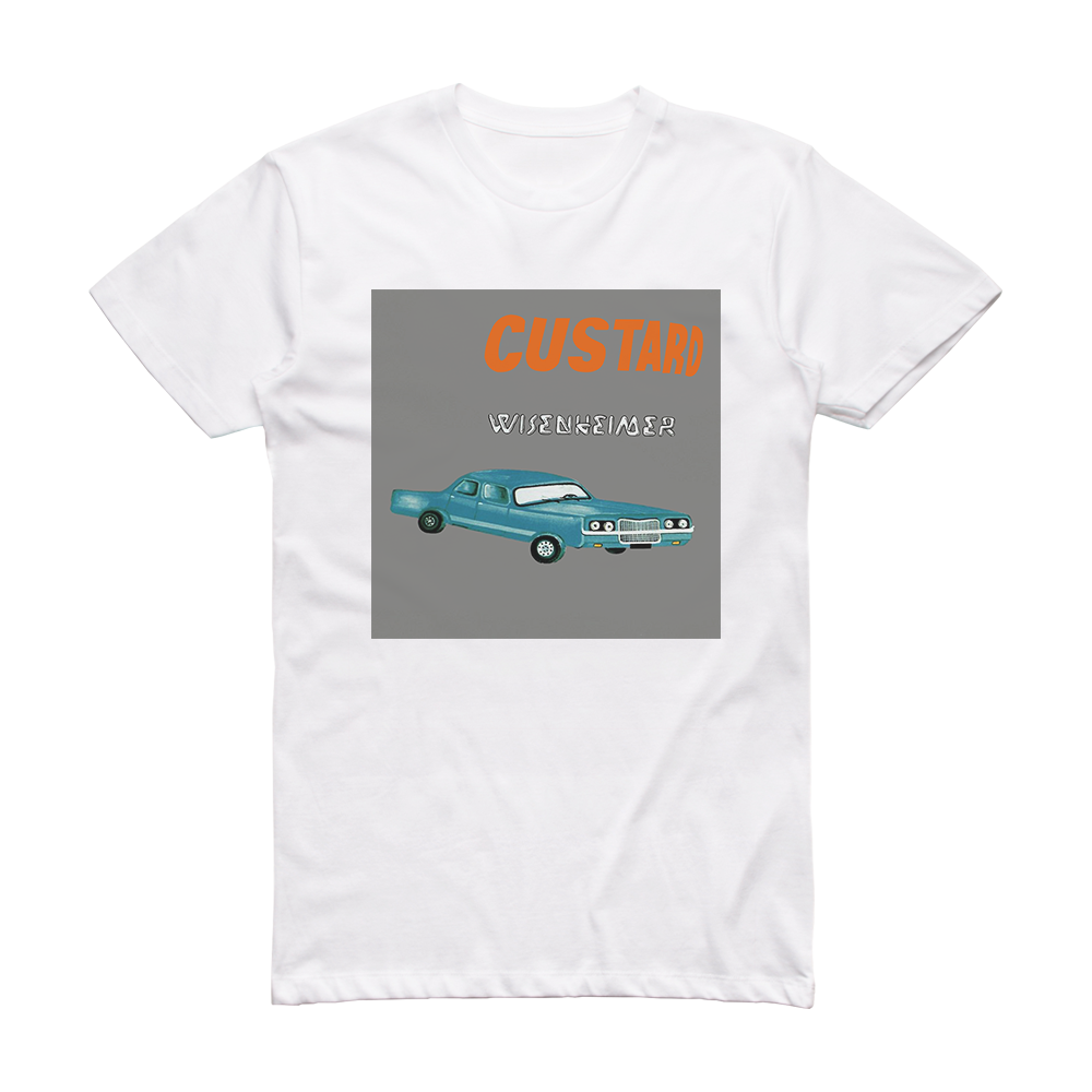 Custard Wisenheimer Album Cover T-Shirt White – ALBUM COVER T-SHIRTS