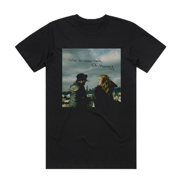 Oh Honey Wish You Were Here Album Cover T-Shirt Black