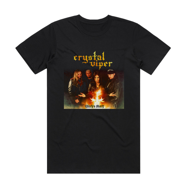Crystal Viper Witchs Mark Album Cover T-Shirt Black