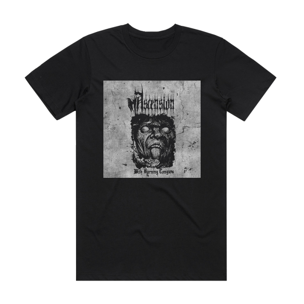 Ascension With Burning Tongues Album Cover T-Shirt Black