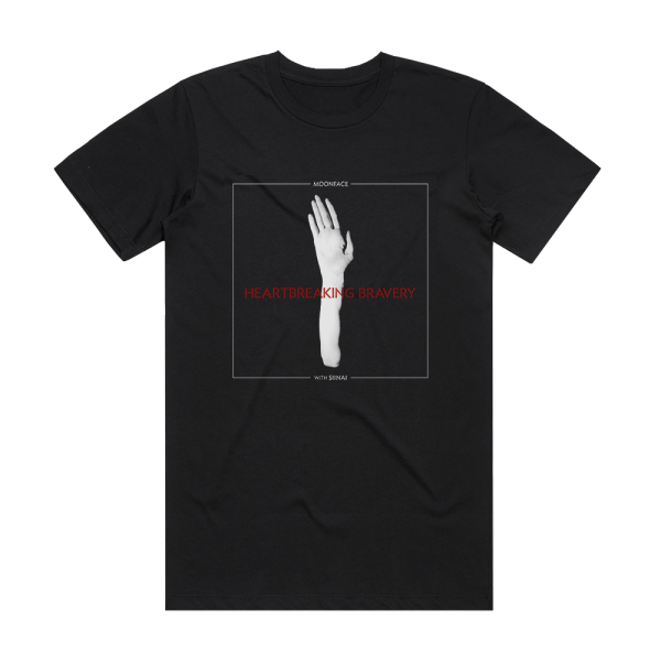 Moonface With Siinai Heartbreaking Bravery Album Cover T-Shirt Black