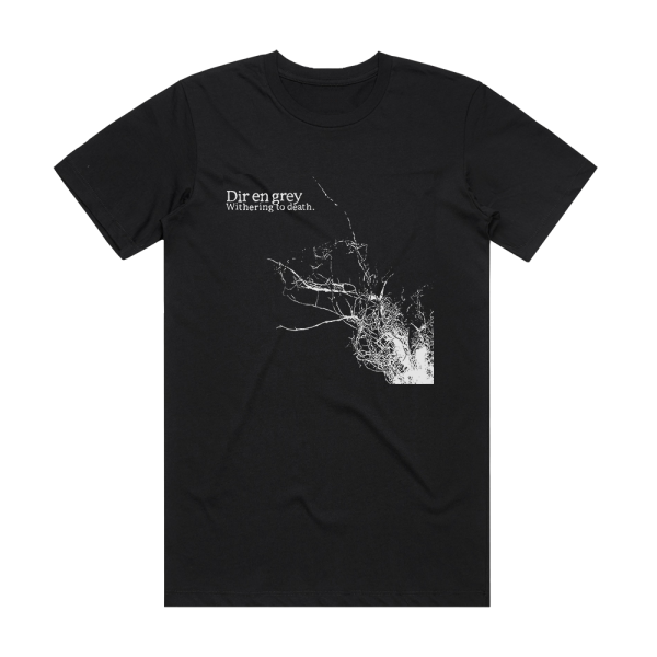 DIR EN GREY Withering To Death 1 Album Cover T-Shirt Black – ALBUM ...