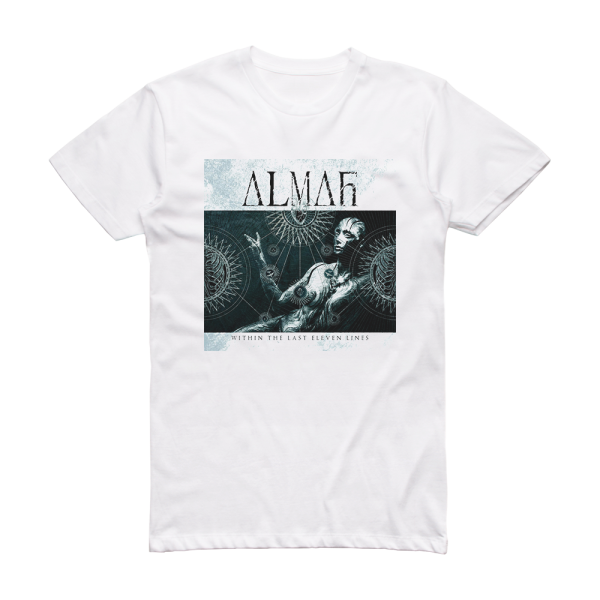 Almah Within The Last Eleven Lines Album Cover T-Shirt White