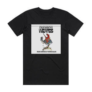 Andrew Belling Wizards Album Cover T-Shirt Black