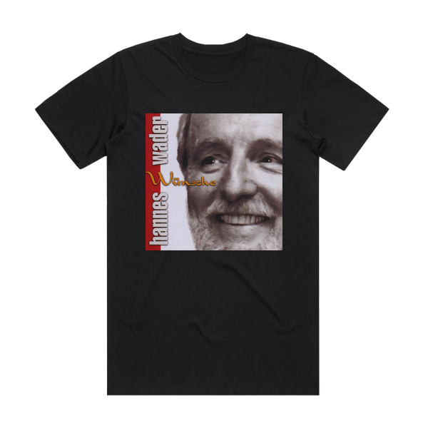 Hannes Wader Wnsche Album Cover T-Shirt Black