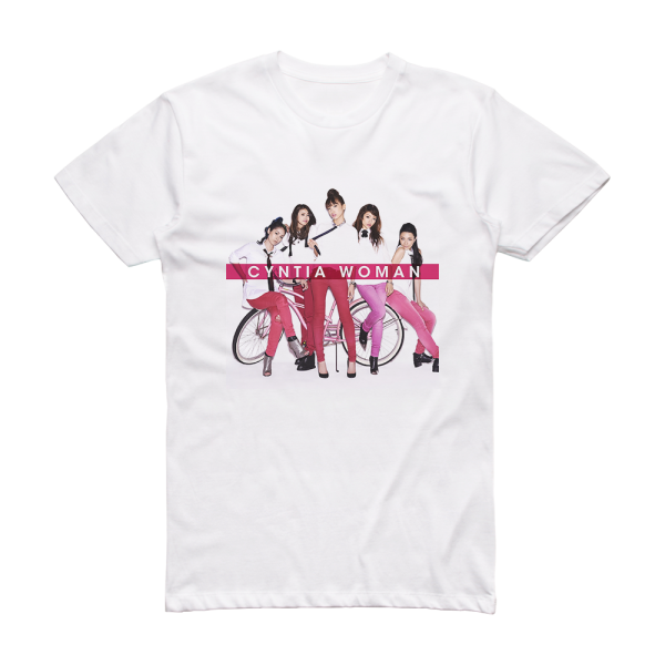 Cyntia Woman 1 Album Cover T-Shirt White