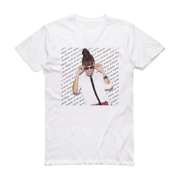 Cyntia Woman 3 Album Cover T-Shirt White