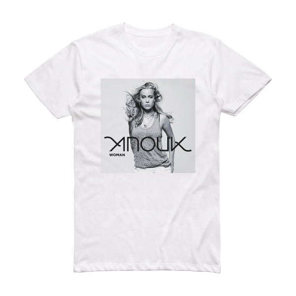 Anouk Woman Album Cover T-Shirt White