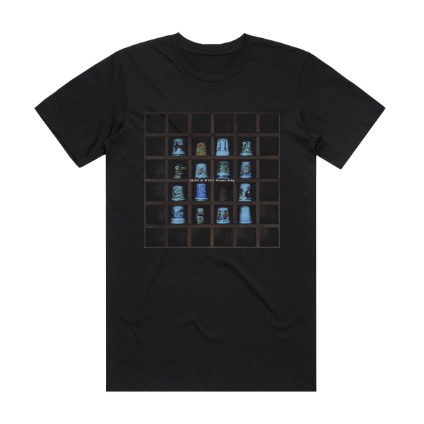 Iron and Wine Woman King Album Cover T-Shirt Black