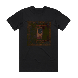 Magenta Wonderous Stories Album Cover T-Shirt Black