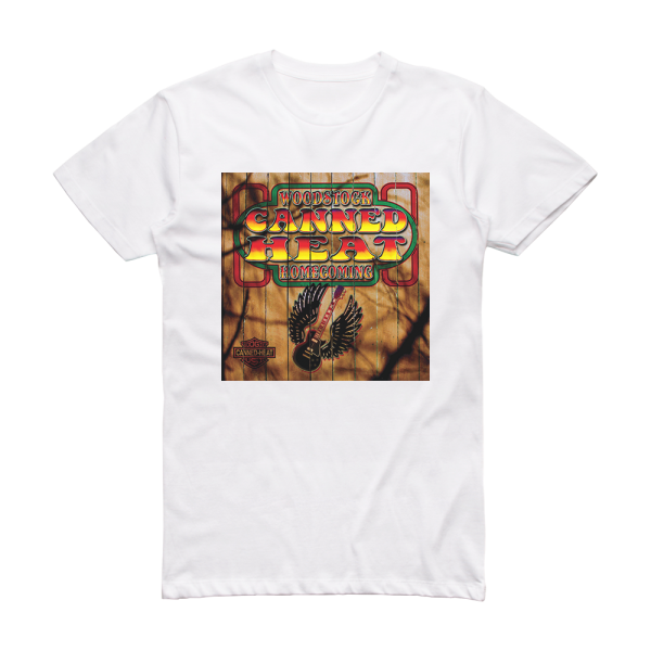 Canned Heat Woodstock Homecoming Album Cover T-Shirt White