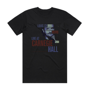 Louis C K Word  Live At Carnegie Hall Album Cover T-Shirt Black