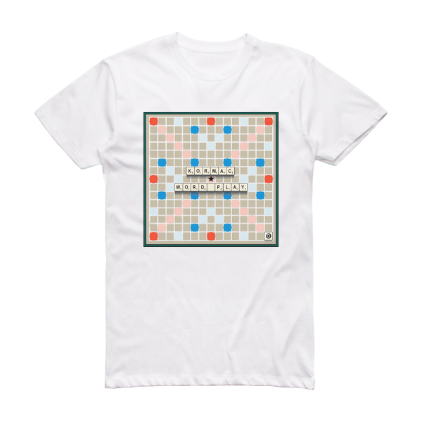 Kormac Word Play Album Cover T-Shirt White