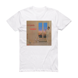 FR David Words Album Cover T-Shirt White