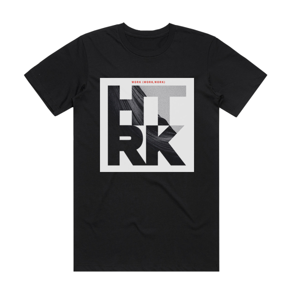 HTRK Work Work Work Album Cover T-Shirt Black