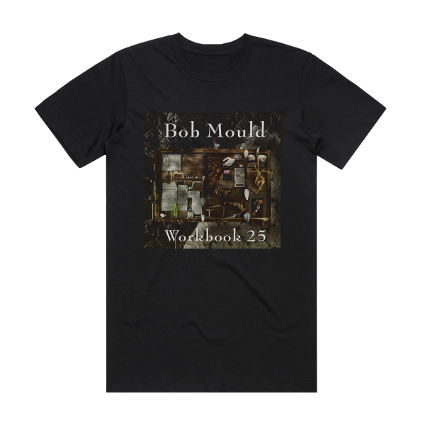 Bob Mould Workbook Album Cover T-Shirt Black