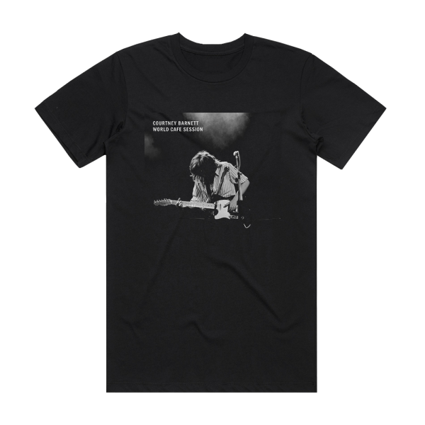 Courtney Barnett World Cafe Session Album Cover T-Shirt Black