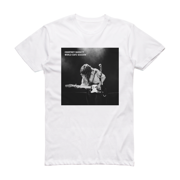 Courtney Barnett World Cafe Session Album Cover T-Shirt White