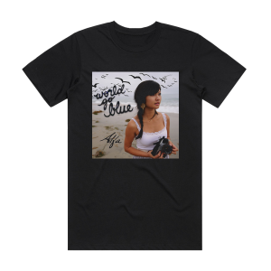 Alfa World Go Blue Album Cover T-Shirt Black