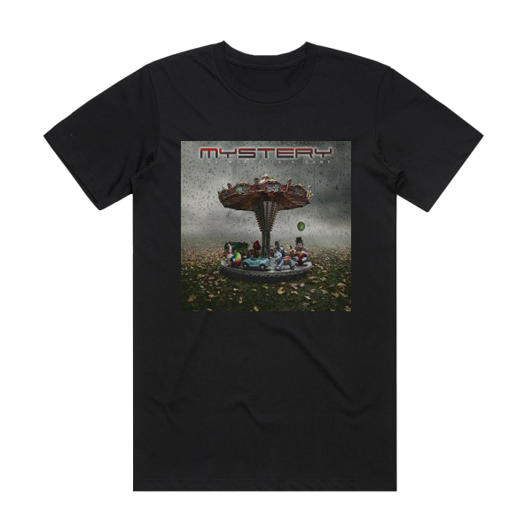 Mystery World Is A Game Album Cover T-Shirt Black