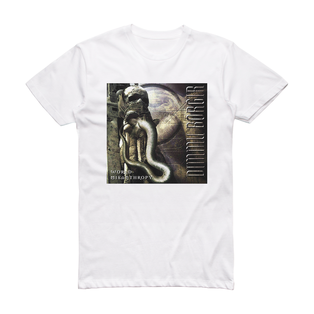 Dimmu Borgir World Misanthropy Album Cover T-Shirt White – ALBUM COVER ...