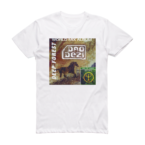 Dao Dezi World Mix Album Album Cover T-Shirt White