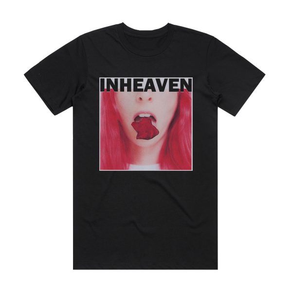 INHEAVEN World On Fire Album Cover T-Shirt Black