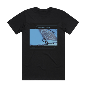 Battery Cage World Wide Wasteland Album Cover T-Shirt Black
