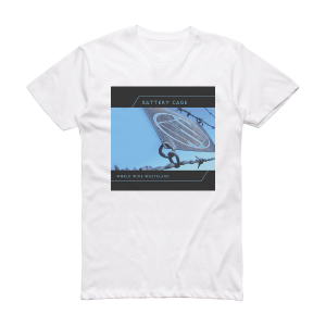 Battery Cage World Wide Wasteland Album Cover T-Shirt White