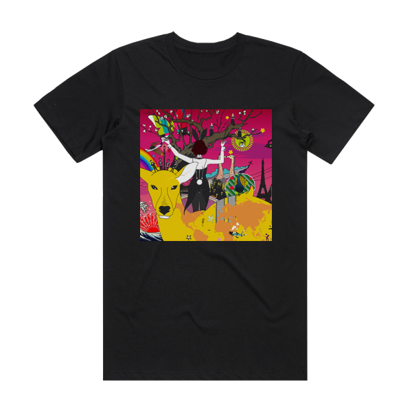 ASIAN KUNG-FU GENERATION World World World Album Cover T-Shirt Black