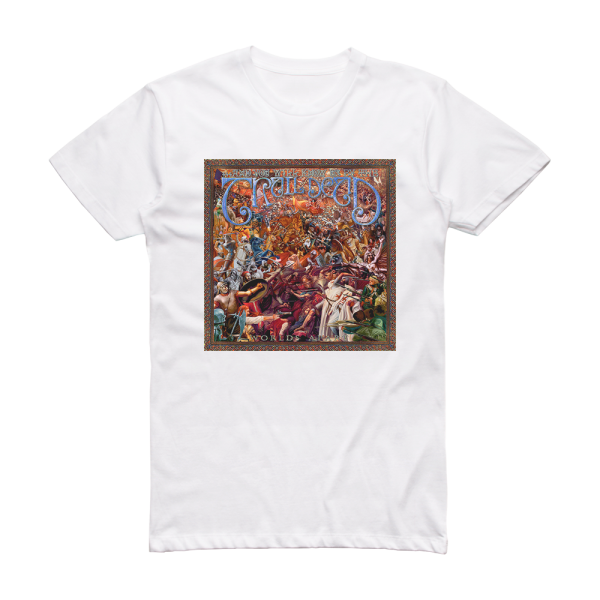 And You Will Know Us by the Trail of Dead Worlds Apart 1 Album Cover T-Shirt White