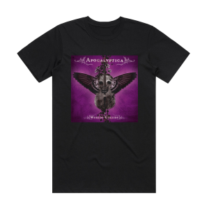 Apocalyptica Worlds Collide Album Cover T-Shirt Black