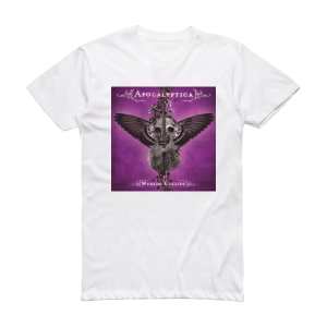 Apocalyptica Worlds Collide Album Cover T-Shirt White