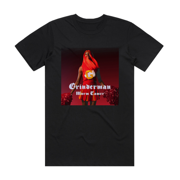 Grinderman Worm Tamer Album Cover T-Shirt Black