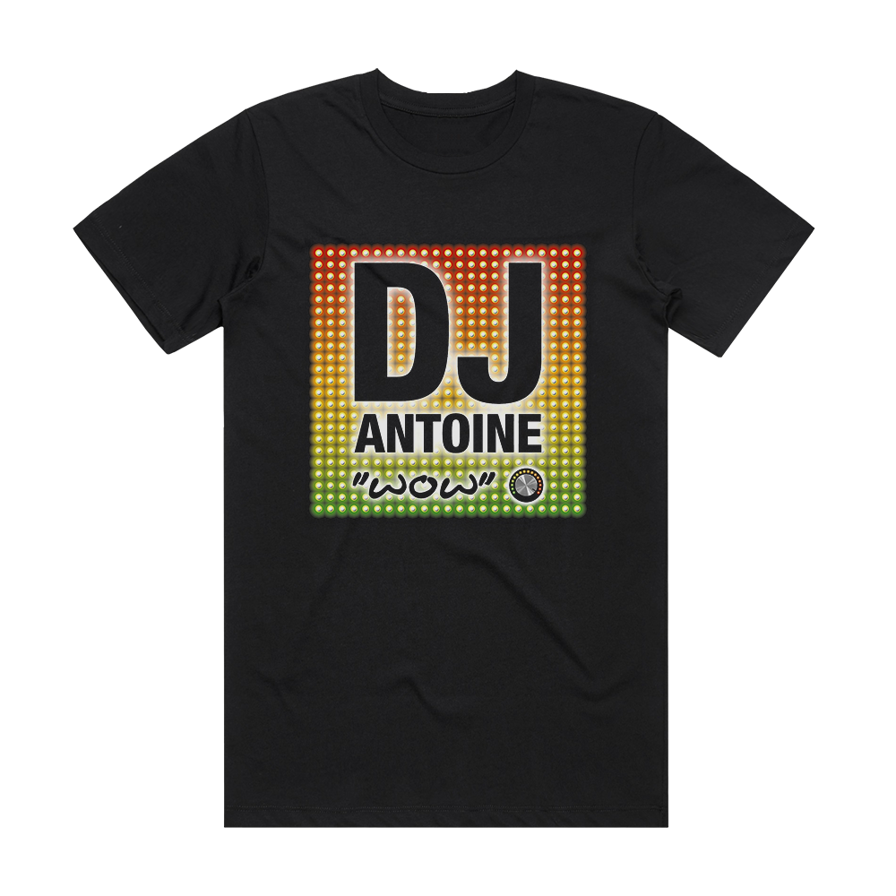 DJ Antoine Wow Album Cover T-Shirt Black