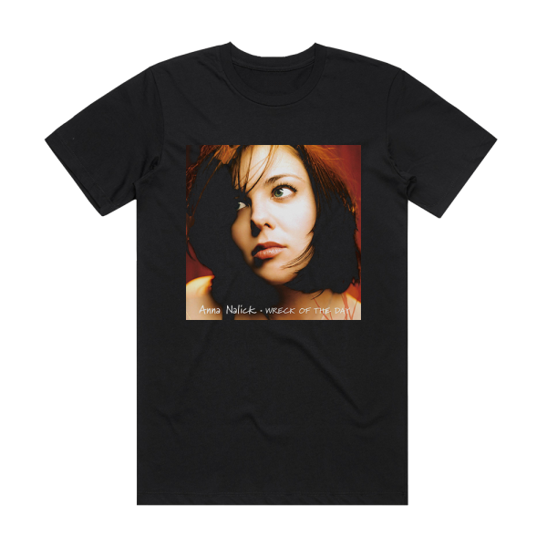 Anna Nalick Wreck Of The Day Album Cover T-Shirt Black