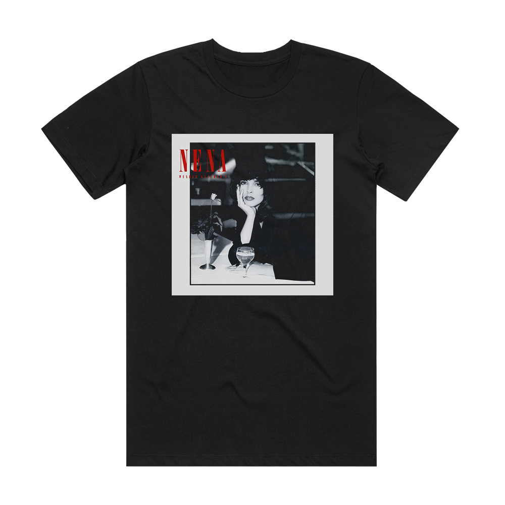 Nena Wunder Geschehn Album Cover T-Shirt Black – ALBUM COVER T-SHIRTS