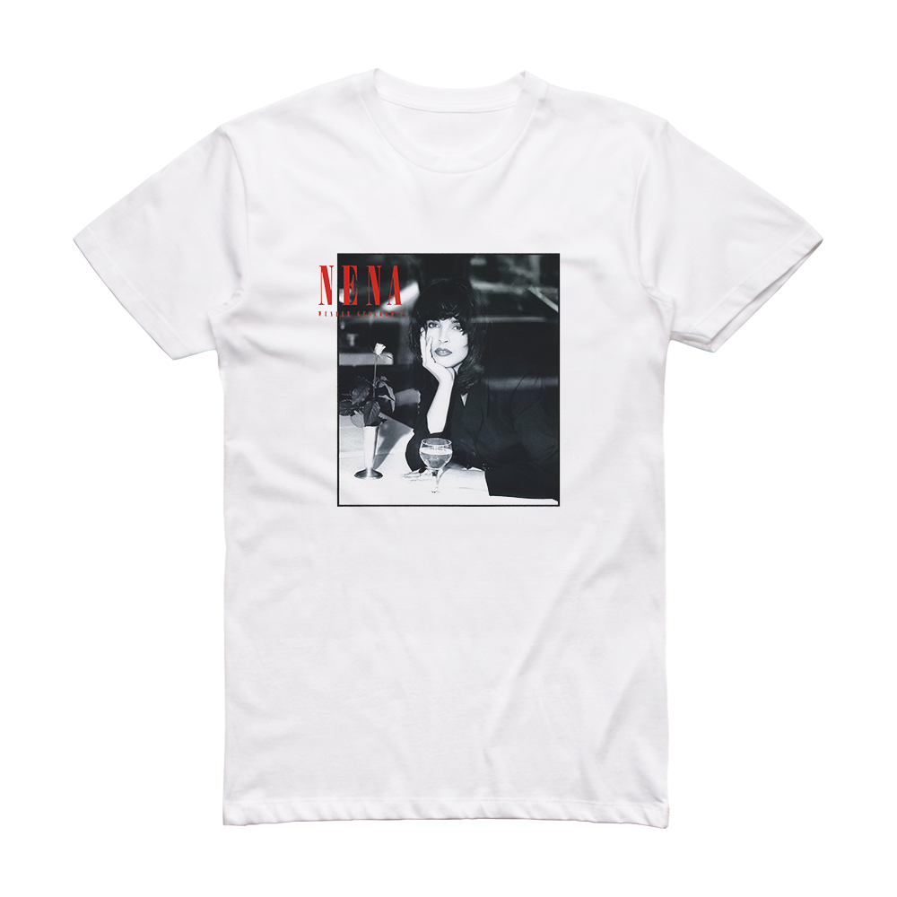 Nena Wunder Geschehn Album Cover T-Shirt White – ALBUM COVER T-SHIRTS