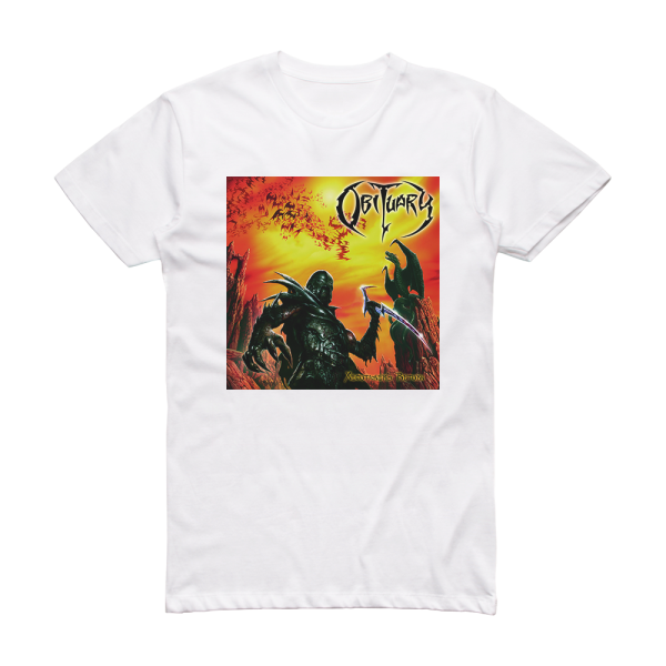 Obituary Xecutioners Return Album Cover T-Shirt White